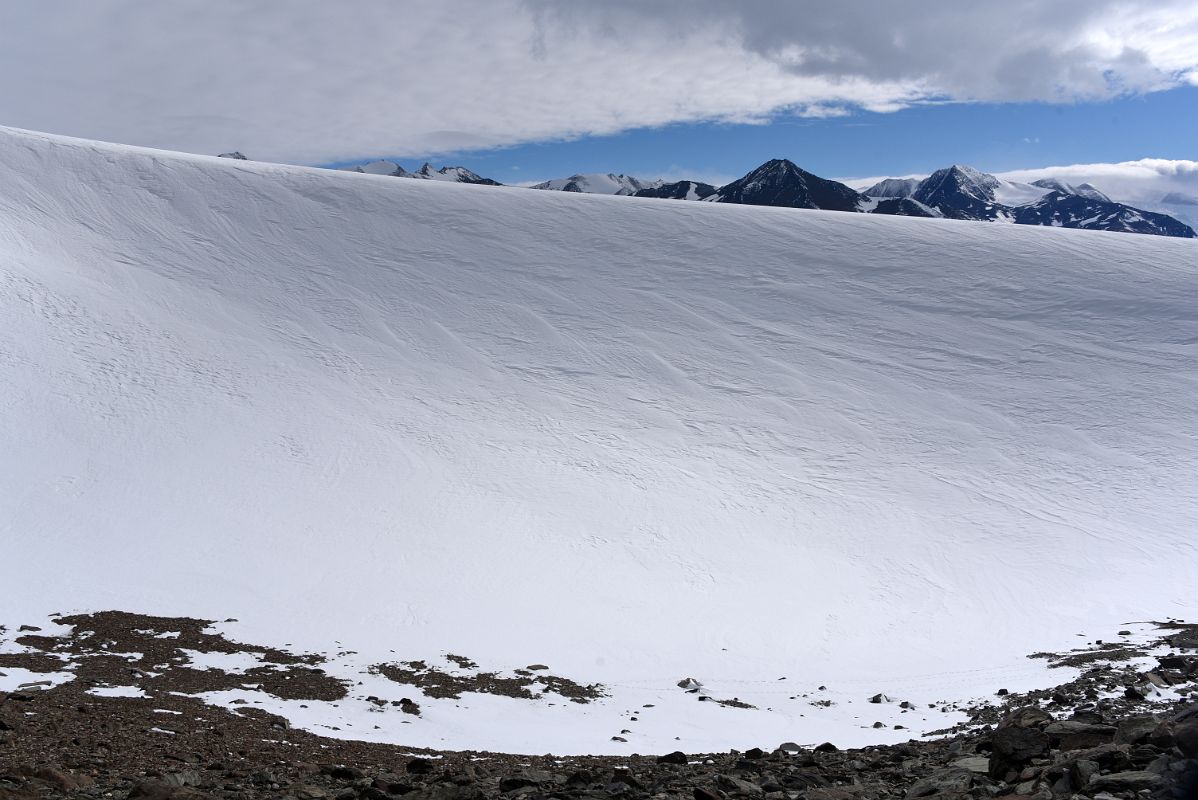 14C Glacier From The Top Of The Valley Next To Elephants Head Near Union Glacier Camp Antarctica